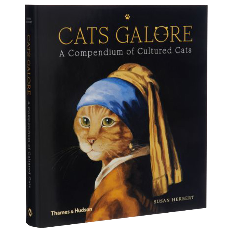 【现货】Cats Galore猫咪集锦艺术作品里的家猫嘉豪英文原版艺术进口绘画册集猫控不可少的养猫概要图书籍善本图书