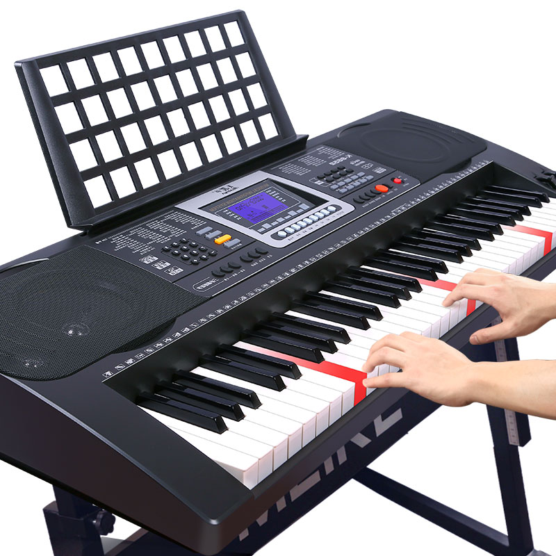 美科（MEIRKERGR）MK-8690智能版+琴架 连接APP亮灯跟弹乐器 61键力度钢琴键智能电子琴带琴架使用感如何?
