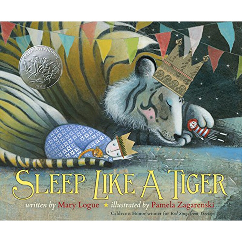 睡吧,像老虎一样 英文原版 sleep like a tiger 2013年凯迪克银奖作品