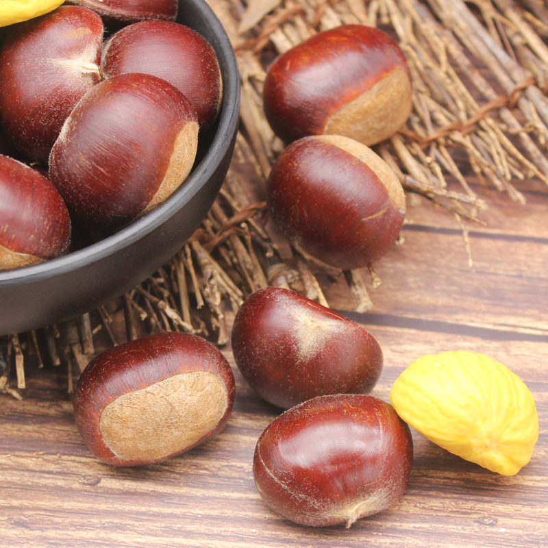 栗品优 新鲜带壳板栗 栗子 1斤/3斤/5斤水果蔬菜生鲜生板栗毛栗子小油