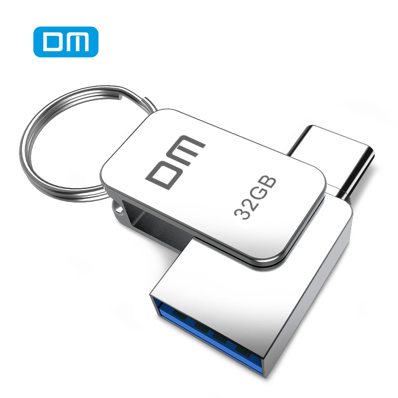 大迈（DM）32GB Type-c USB3.0 U盘 小蘑菇PD059系列 安卓手机电脑两用u盘车载高速优盘