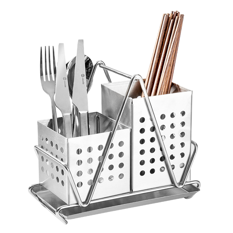 维艾（Newair）304不锈钢筷子筒筷笼沥水置物架加厚筷子笼厨房用品4837993