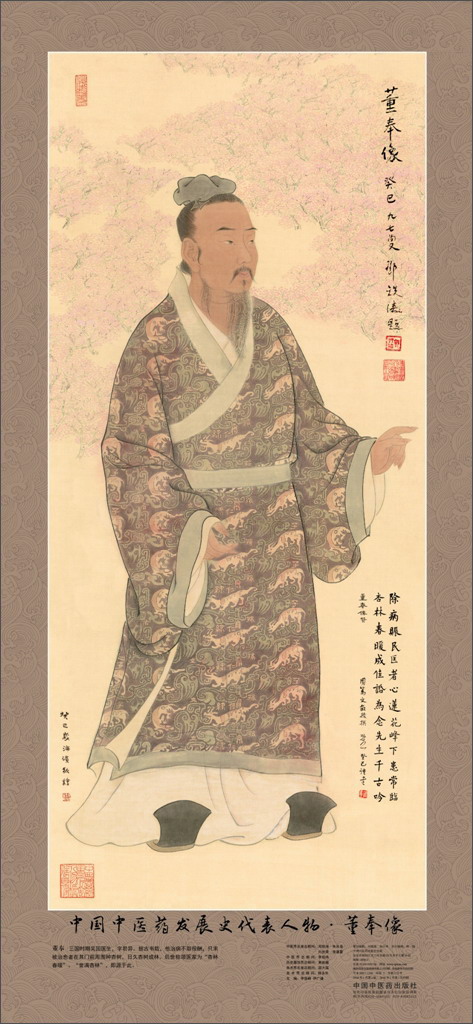 董奉画像 中国中医药发展史代表人物画像系列 董奉像 中医历代医家