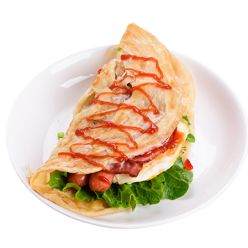 十里馋台湾风味手抓饼家庭方便早餐饼煎饼面饼速冻面点食品 20片 单片