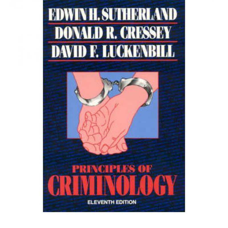 预订 Principles of Criminology