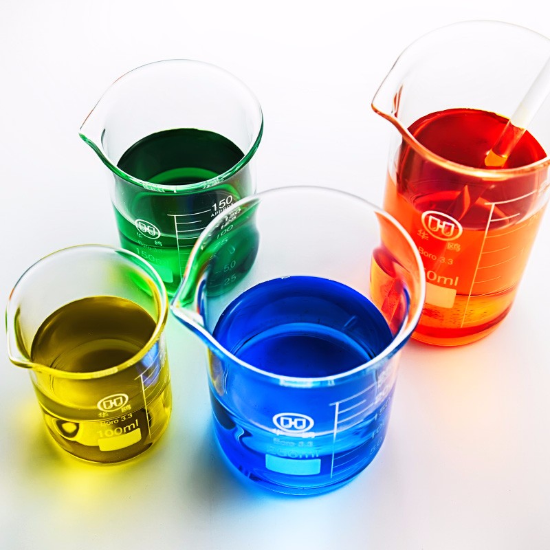 云程玻璃刻度大烧杯gg-17高硼硅耐高温加厚仪器耐热玻璃烧杯 5ml