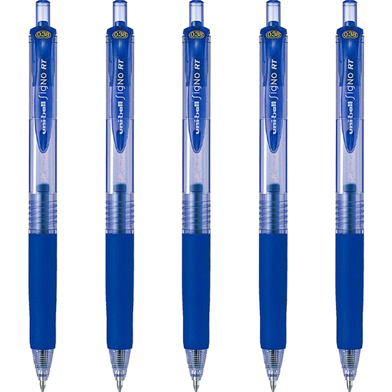 uni���� uni-ball UMN-138�����������Աʸ���ֵ0.38mm��ɫǩ�ֱ�����ѧ��ˮ��ˮ�Ա���װ 5֧