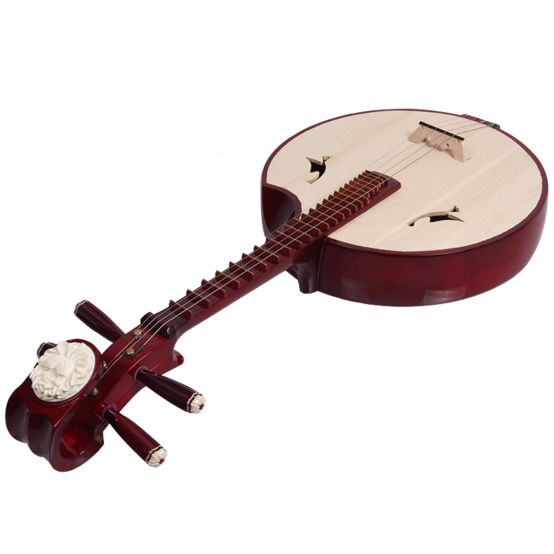 梵巢民族彈撥樂器 硬木 骨花 初學入門 中阮 樂器  ZR-01 樂隊劇團  硬木骨花中阮ZR-01