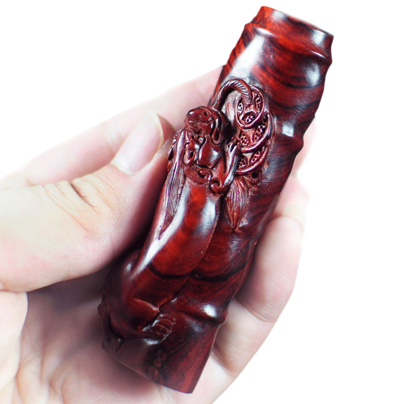 莆匠小叶紫檀文玩貔貅手把件-节节高升，稀有气息值得收藏|怎么看京东小叶紫檀商品历史价格