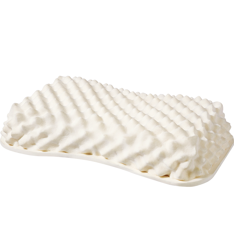 邓禄普Dunlopillo ECO蝶型按摩枕 斯里兰卡进口天然乳胶枕头 颗粒按摩 颈椎枕  天然乳胶含量96%