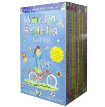英语读物 原版进口 课外阅读 艾米莉8册套装 Amelia Bedelia 美国小学推荐读物 校园章节桥梁书