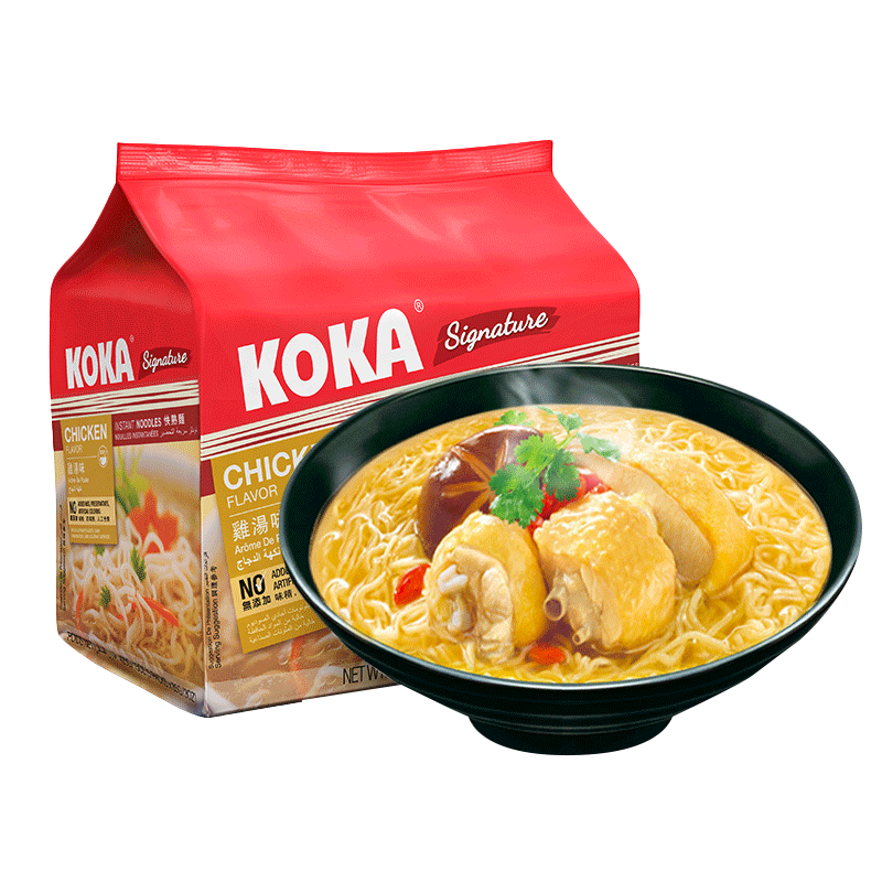 KOKA 可口 快熟面 鸡汤味 85g*5袋