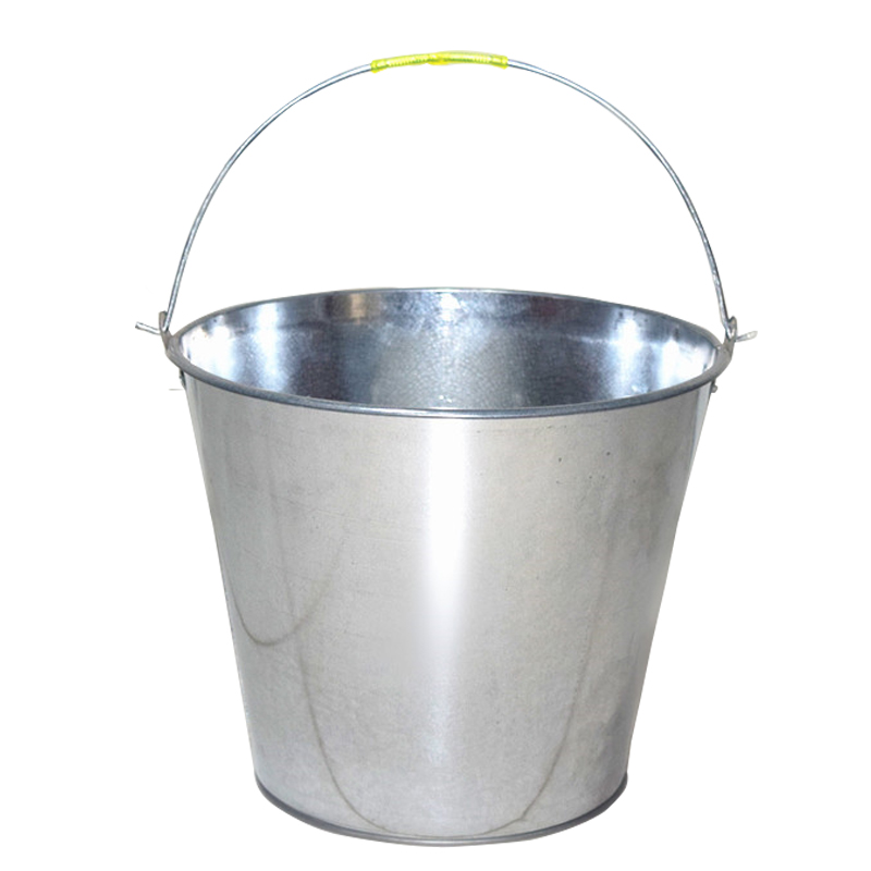 月娥 水桶 白铁皮手工水桶 家用提水桶 园艺水桶 白铁皮手提水桶 8l