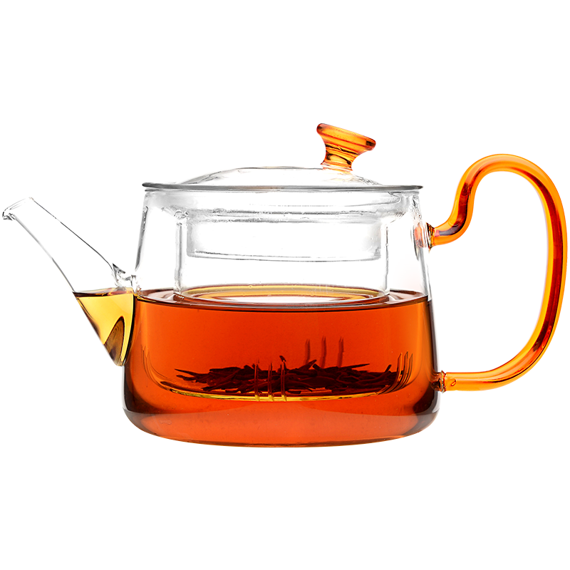雅集玻璃茶壶 耐高温过滤可加热茶壶家用功夫茶具泡茶壶煮茶壶580ml