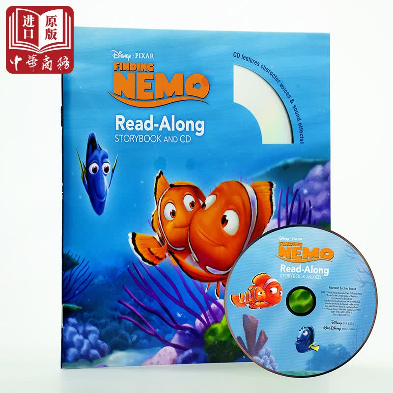 海底总动员 英文原版 finding nemo read-along cd经典迪士尼有声书