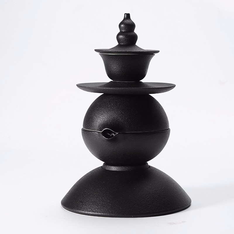 湖畔居湖畔居陶瓷茶具套装礼盒茶壶茶杯茶叶罐礼盒西湖三潭印月茶具