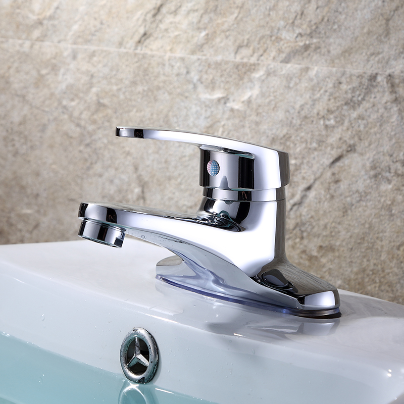 尊驰卫浴冷热精铜面盆水龙头双孔三孔台盆龙头z-1501a