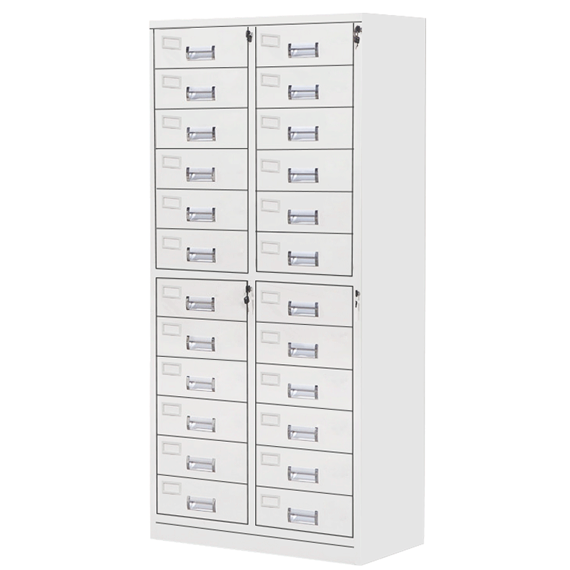 奈高多斗文件柜铁皮柜财务室票据柜凭证柜办公柜抽屉资料柜带锁24斗柜