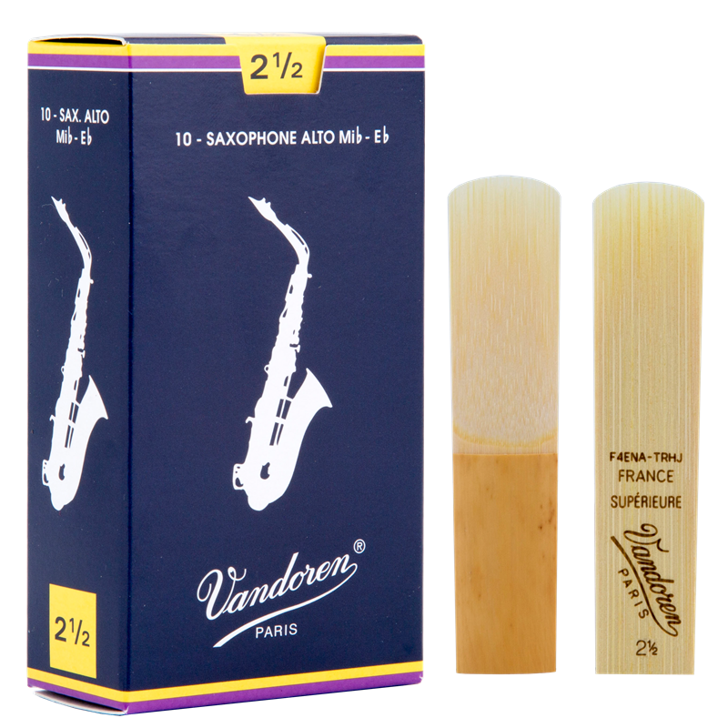 弯德林（Vandoren）法国进口降E中音萨克斯哨片可查防伪蓝盒古典流行爵士初学哨片 2.5号一盒（10片）高性价比高么？
