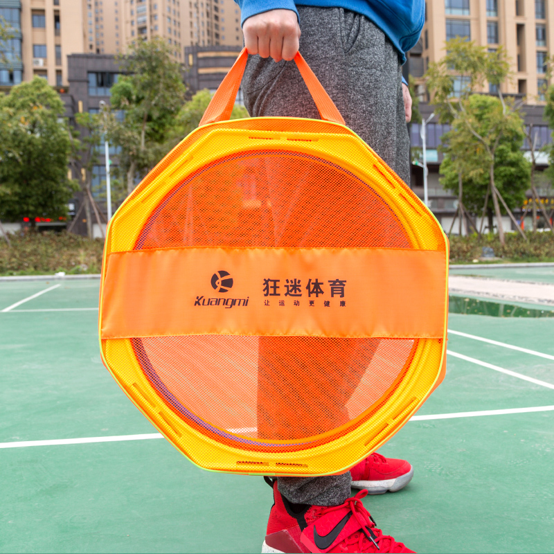 狂迷（kuangmi）篮球训练器材训练营锻炼控球突破敏捷性脚步体能训练中考八边形障碍物 一套8个圈