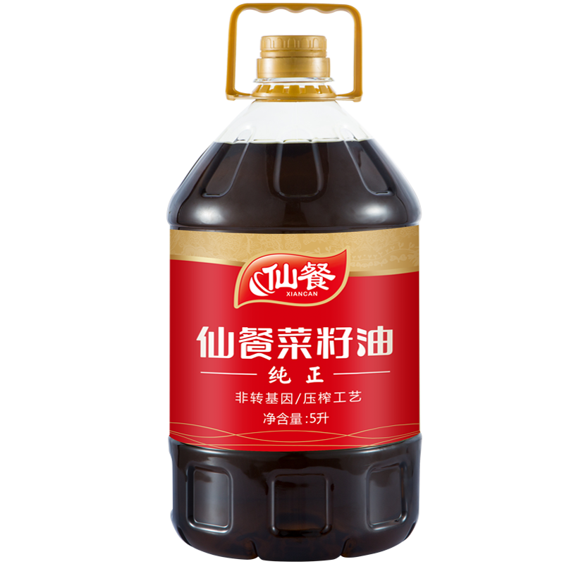 仙餐 纯正菜籽油 5L