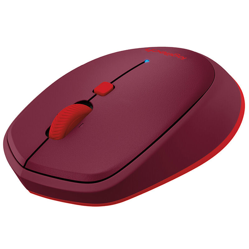 罗技（Logitech）M337(M336)无线蓝牙鼠标 家用商务办公鼠标 笔记本台式电脑一体机鼠标 红色