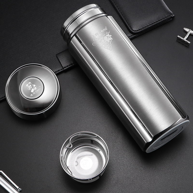 思宝保温杯方舟7号8号男女士水杯304不锈钢真空泡茶杯商务办公车载大