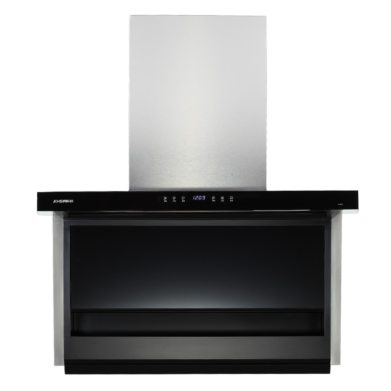 智能感应电清洗 大吸力瞬吸 近吸式抽油烟机 黑色