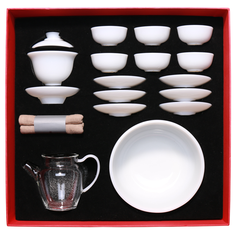 佳品推荐：玉中泥白玉瓷整套茶具499元，卓越质量、精美设计引领行业|JD整套茶具价格走势