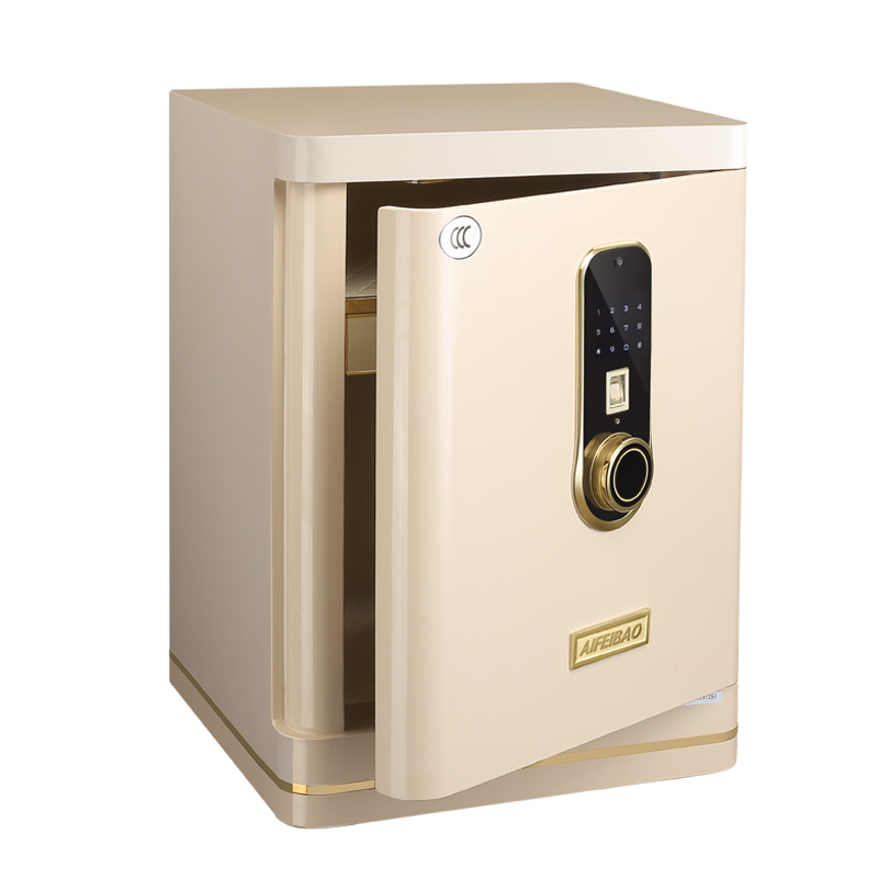 艾斐堡保险柜天朗指纹 触摸 wifi报警app防盗3c家用办公保险箱 高60cm