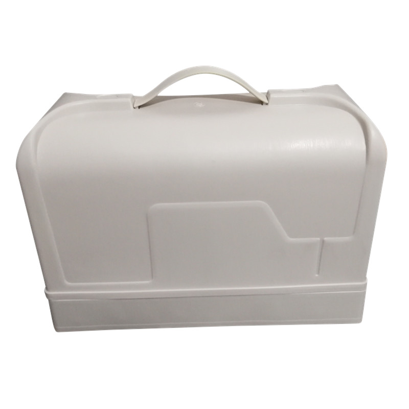老式缝纫机PVC手提箱（老式缝纫机通用）单独手提箱一个不带机器 白色PVC手提箱