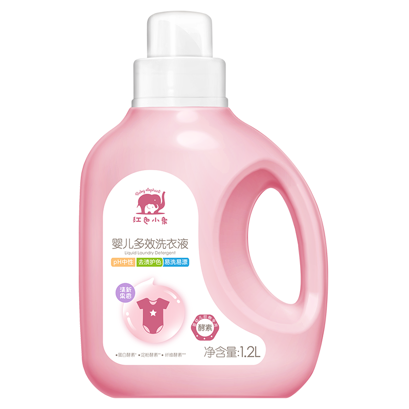 Baby elephant 红色小象 多效婴儿洗衣液 清新果香 1.2L