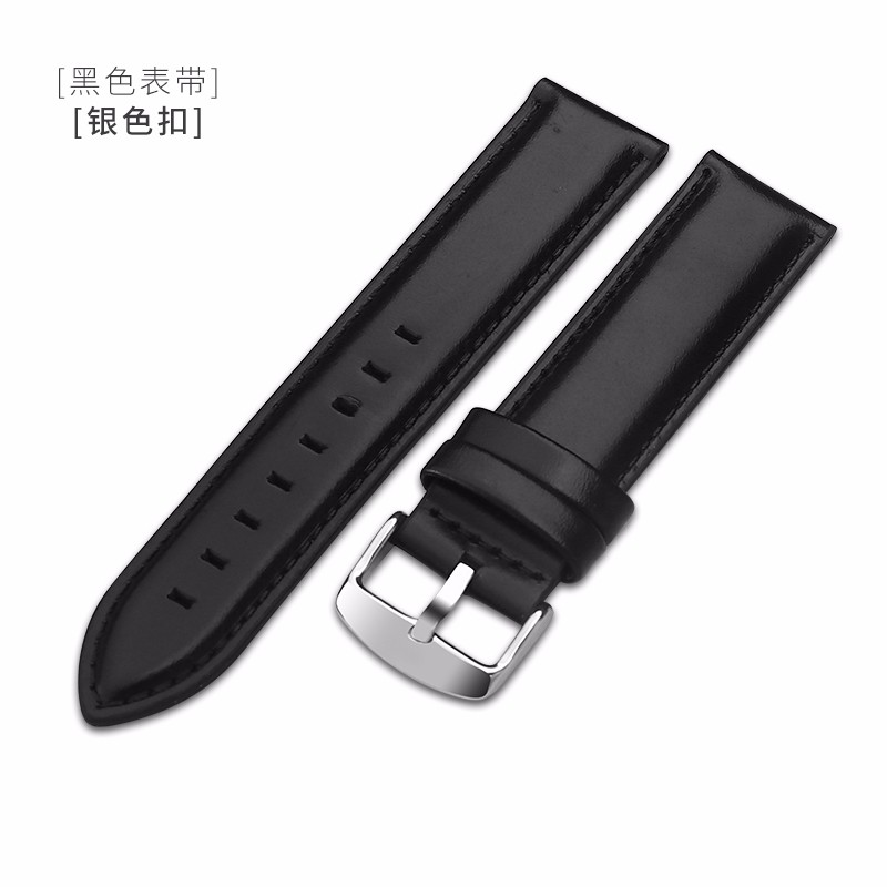 (baocan)真皮表带男女通用表链针扣手表配件适用dw丹尼尔惠灵顿皮表带