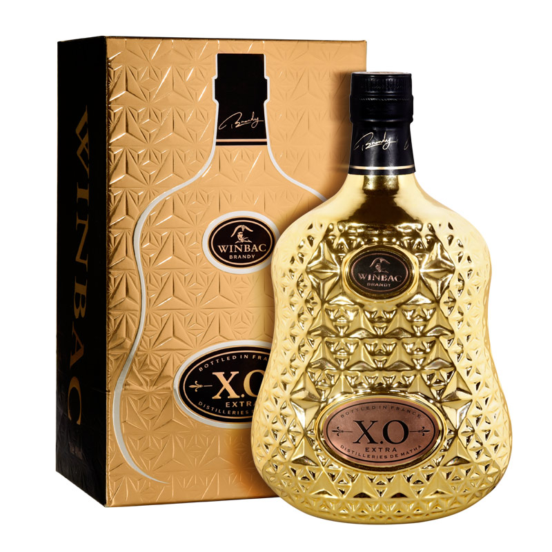 XO白兰地洋酒 法国原瓶进口 百赢客金牌珍藏级 送礼 礼盒装 40° 700ml