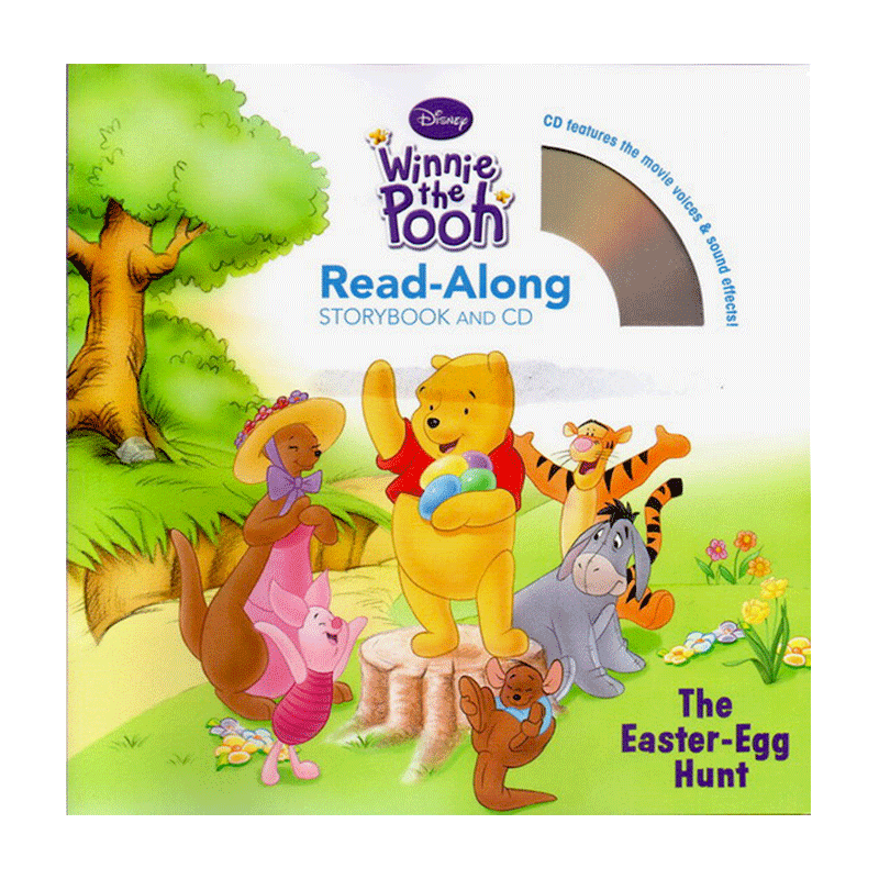 Winnie the Pooh 维尼熊 Disney Read-Along 迪士尼动画故事 附CD 英文原版绘本