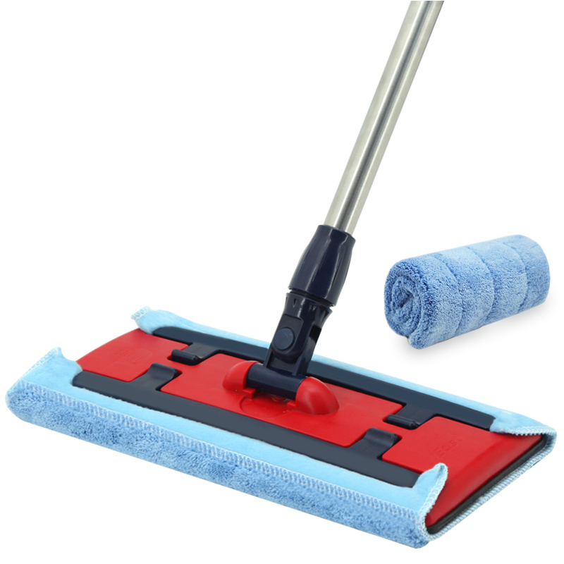 伊司达(east)拖把家用平板拖把大百合地拖木地板墩布送配布 整把拖把