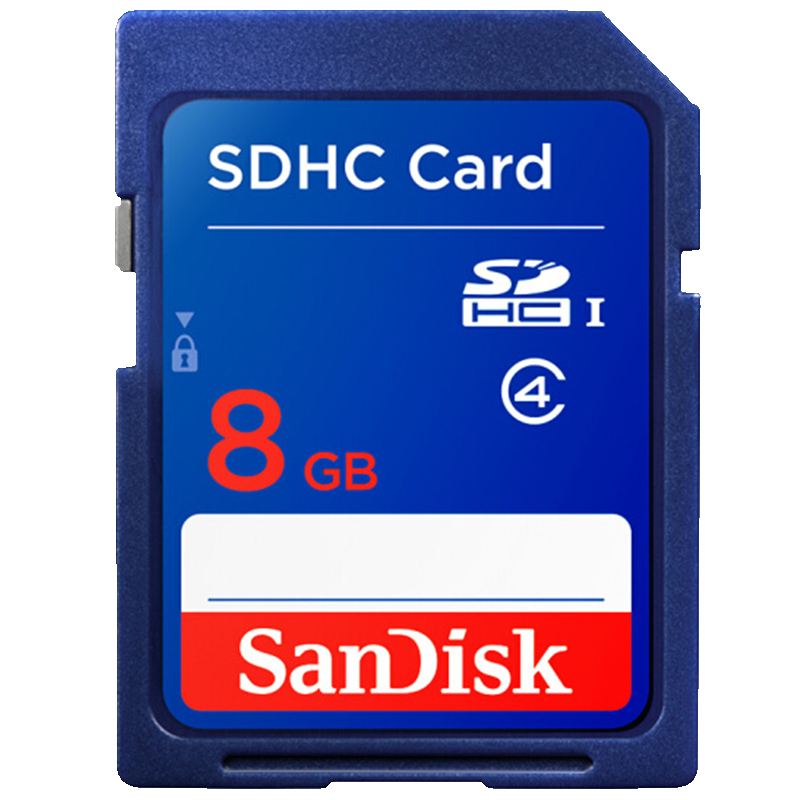 闪迪闪存卡 SD 存储卡 SDHC内存卡大卡 容量 可选 4G小盒装