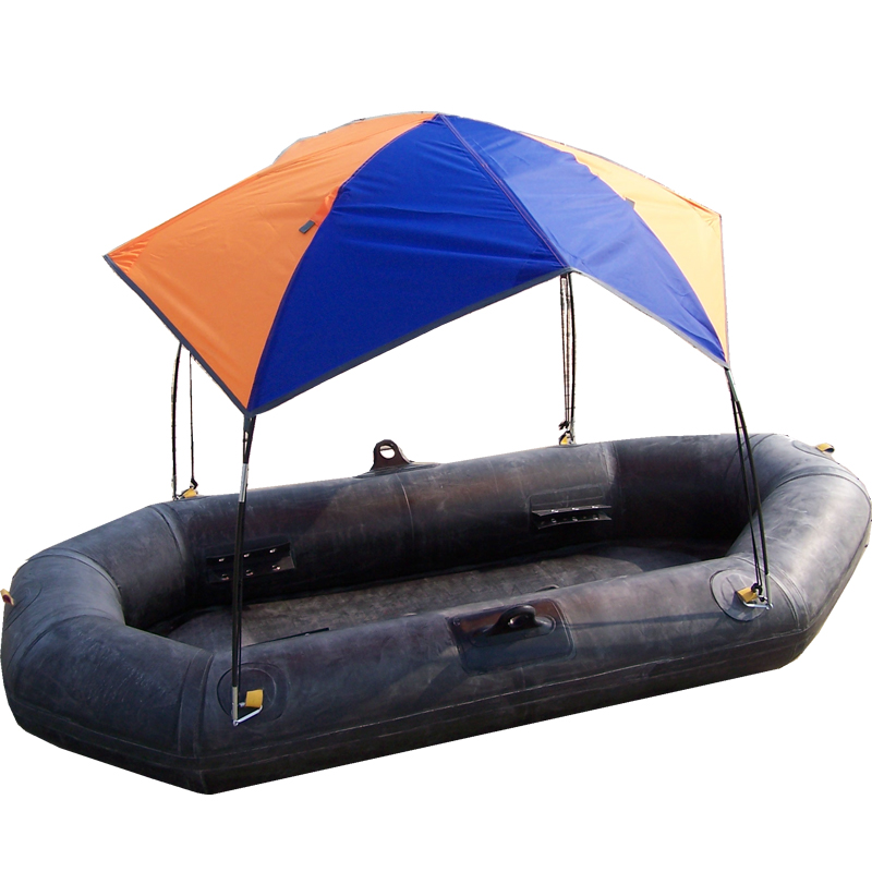 新款 充气船 钓鱼船 橡皮艇 皮划艇 加厚 防水 遮阳棚 钓鱼伞 遮阳伞 帐篷 小号（适合101-113型）