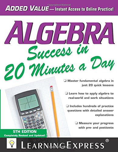 Algebra Success in 20 Minutes