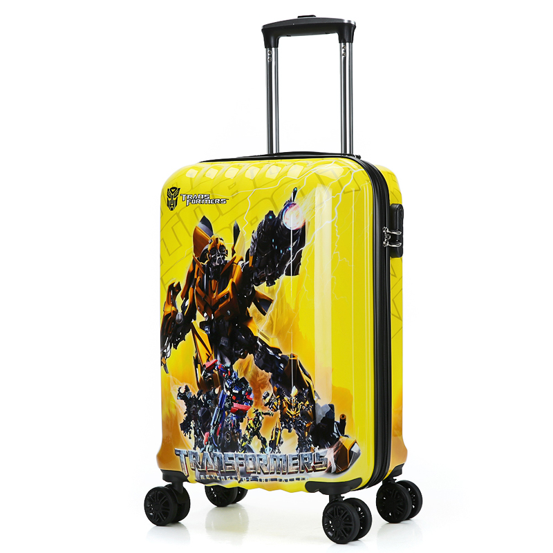 斯奇·诺克儿童拉杆箱大黄蜂旅行箱学生宝宝行李箱卡通登机箱子20英寸 大黄蜂 20英寸