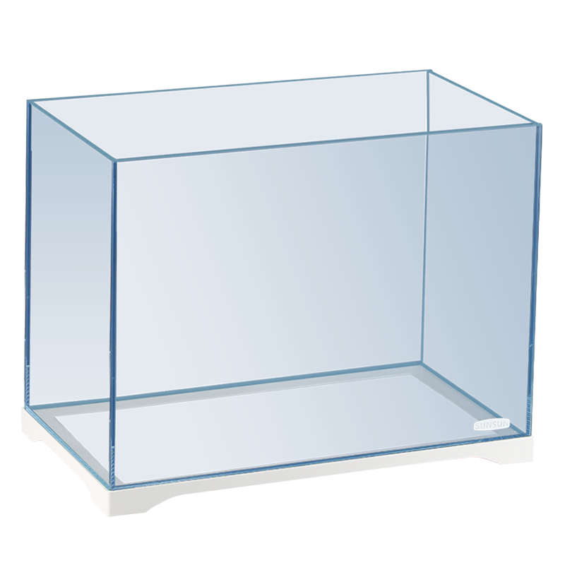 森森 超白玻璃小鱼缸HWK-600P裸缸款（长60cm）含底座 高透清晰玻璃缸 造景水草缸金鱼缸小型水族箱水草缸     168.3元