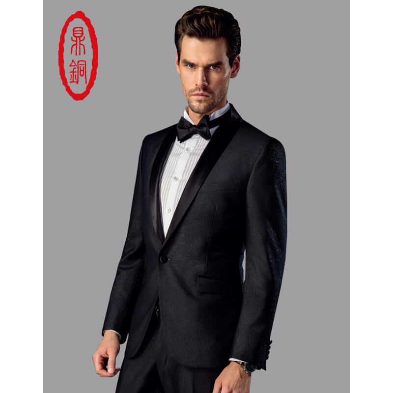 鼎铜【去定制】私人订制vbc维达莱西服面料羊毛110支纱礼服西装定制