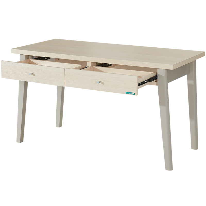 全友家居 北欧书桌架学习办公桌子电脑桌书房家具书架书桌书柜一体化组合带主机架 106321（闪） 单书桌（不含椅）