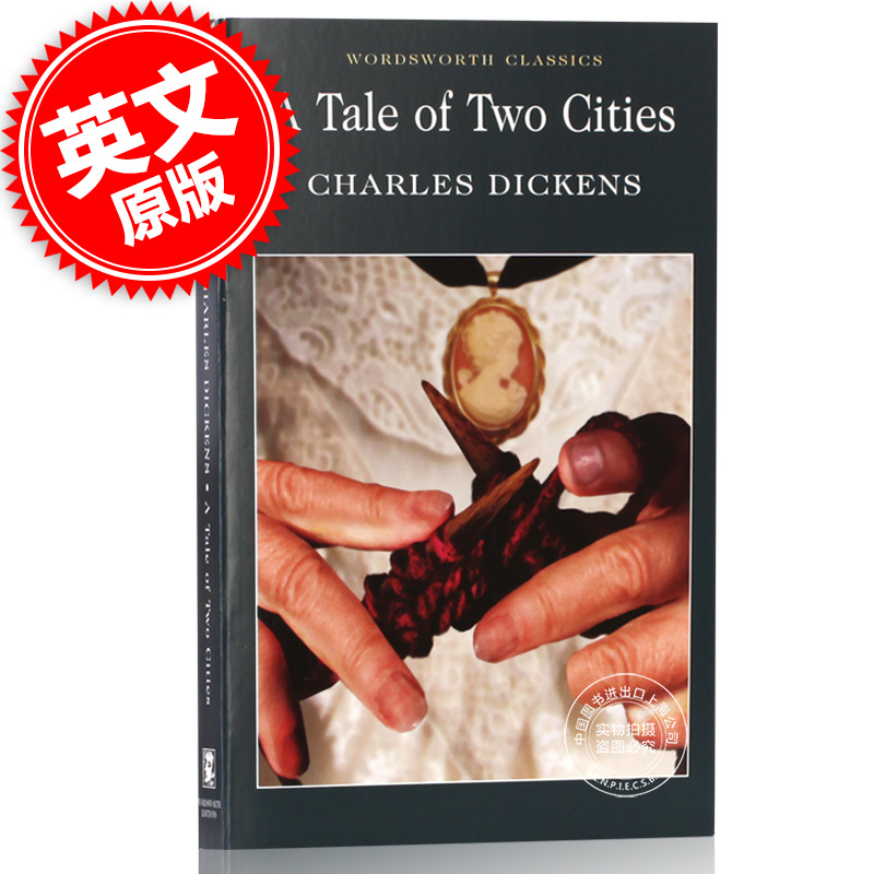 预售 双城记英文原版小说 英文版 A Tale of Two Cities英文原版书 查尔斯 狄更斯 中学高中大学课文英文阅读经典