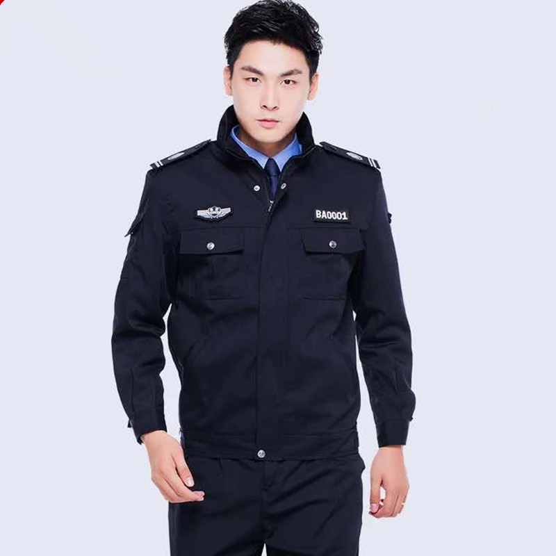 甲者保安服秋装执勤服棉衣春秋工作服套装男女冬装上衣物业制服防寒
