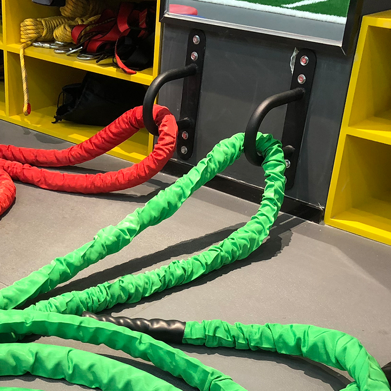 rising锐思 战绳甩绳固定器格斗绳训练底座悬挂式训练固定扣攀爬绳