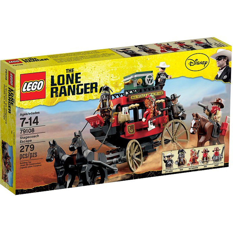 lego/乐高 新品 独行侠系列 l79108 马车大逃亡 积木 玩具