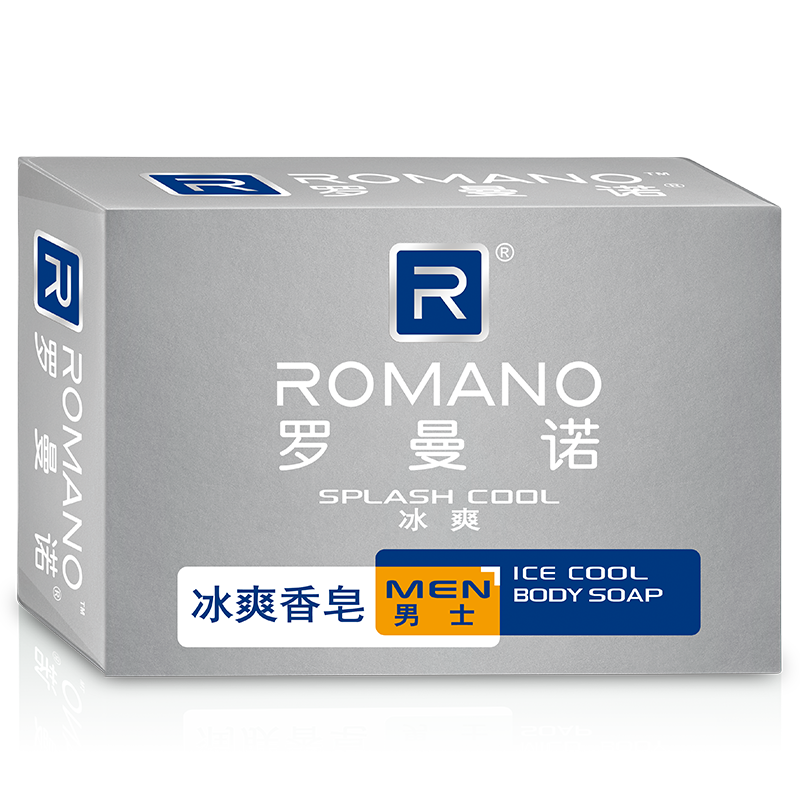 罗曼诺（ROMANO） 罗曼诺男士香皂香水肥皂120g保湿 冰爽香皂120g