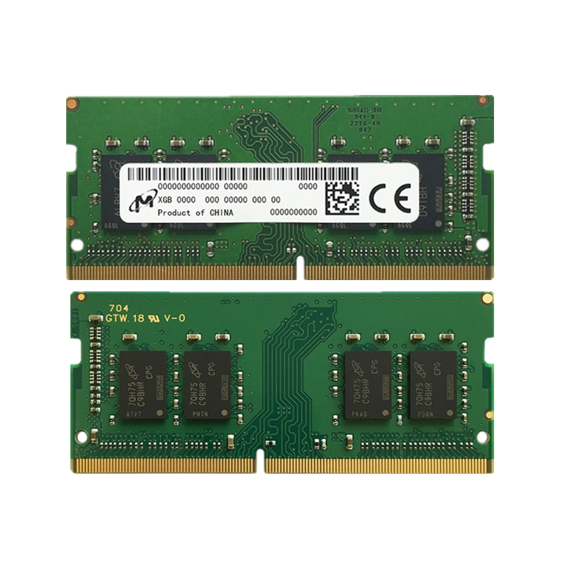 Crucial英睿达美光内存DDR4笔记本电脑一体机2400/2666/3200内存条 DDR4-2666-8G 笔记本内存