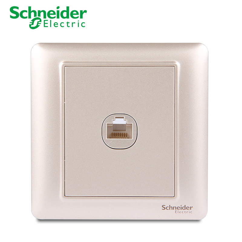 施耐德电气施耐德电气 睿意系列 电视电脑插座 电话插 网线面板弱电